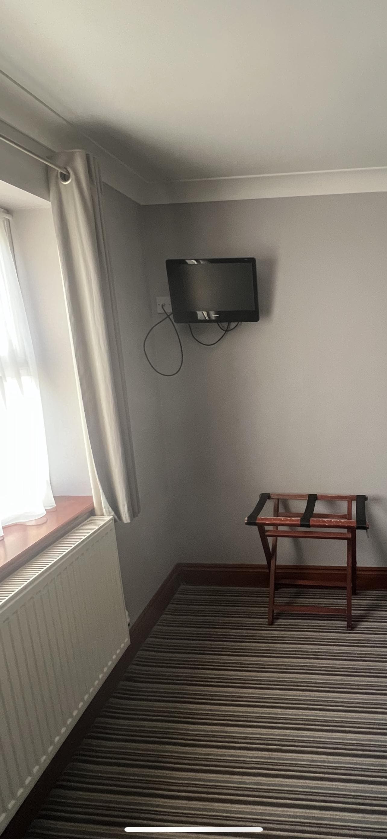 TV on the wall