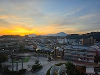 Sunrise over Yonago