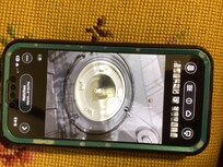 Inside of dishwasher with standing dirty stinky water