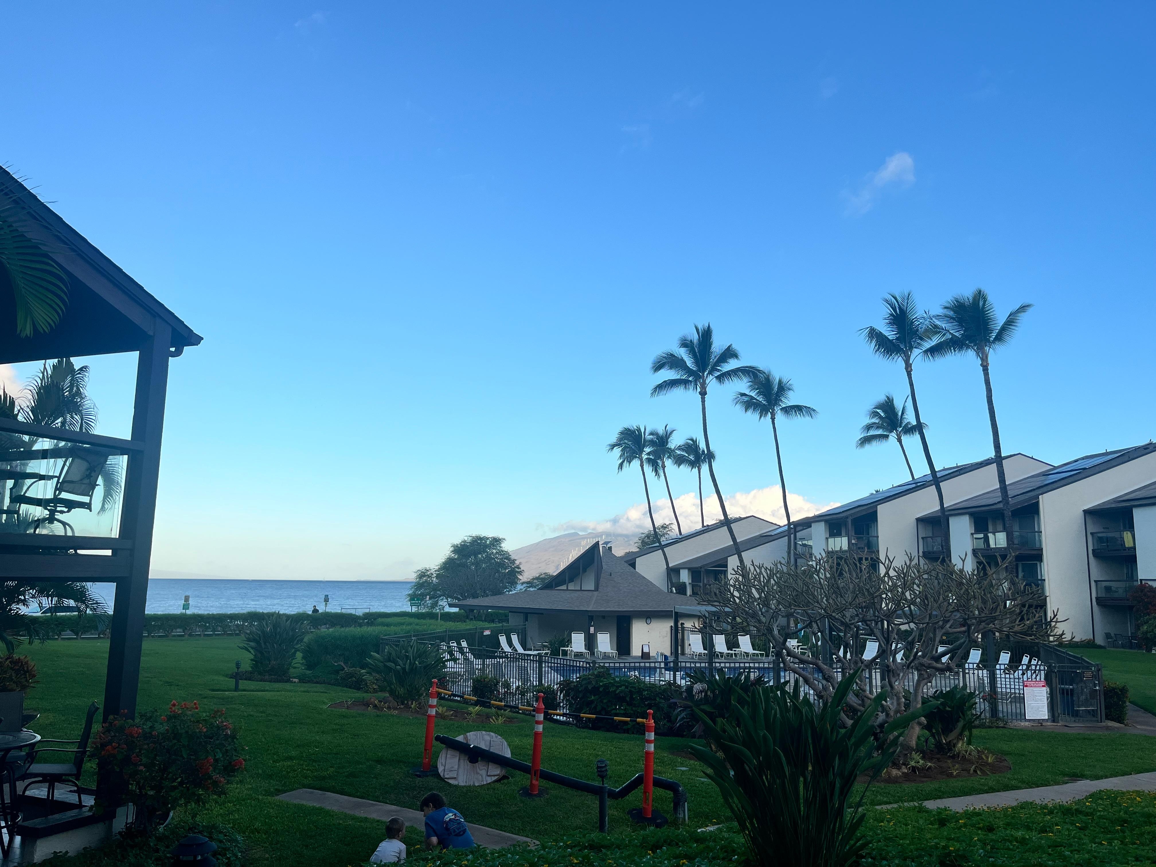 Morning view from
The patio