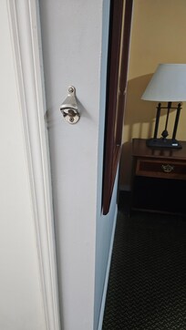 This is a bottle opener on the wall