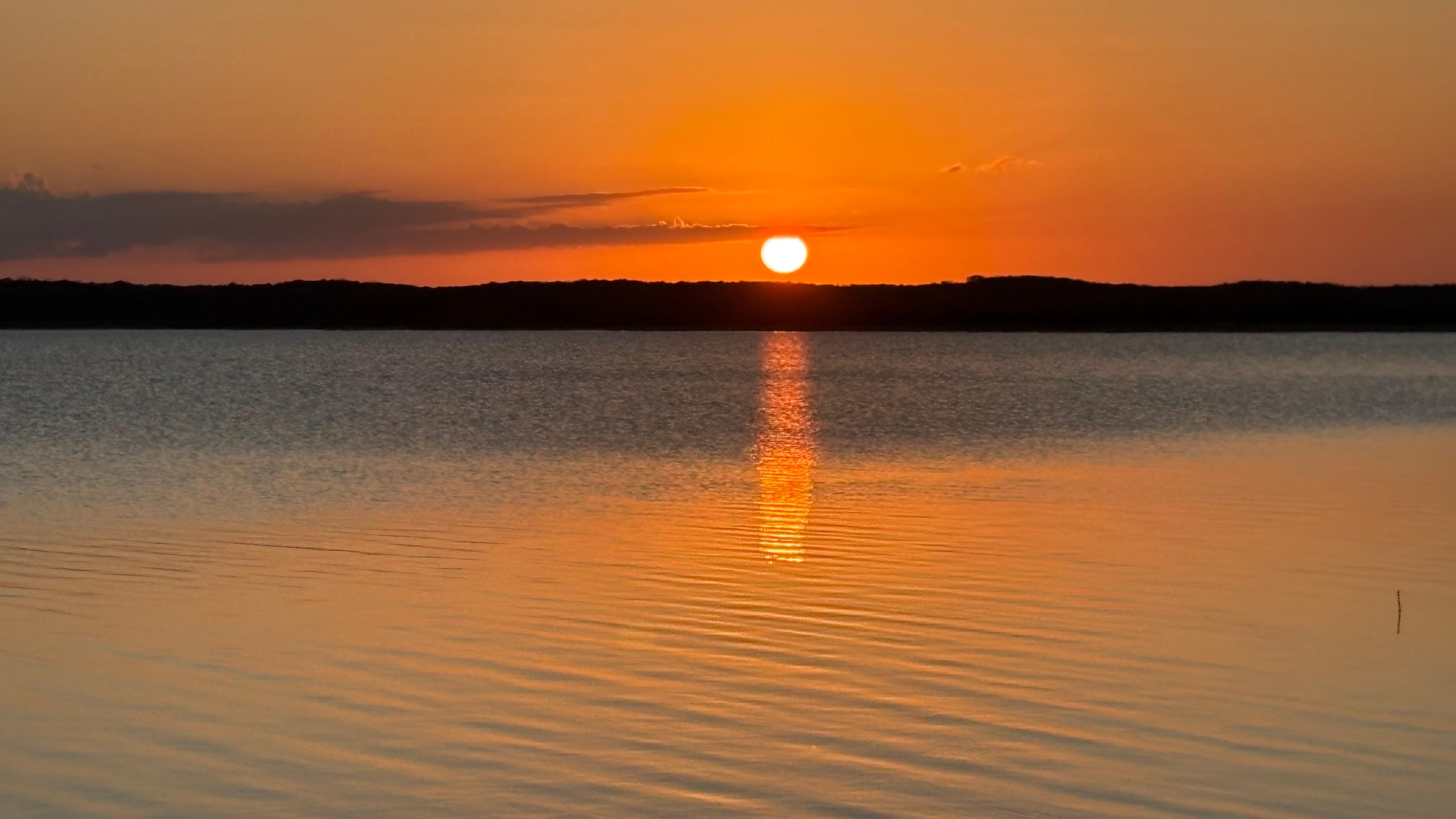 Sunset at the abandoned Catch a Fire