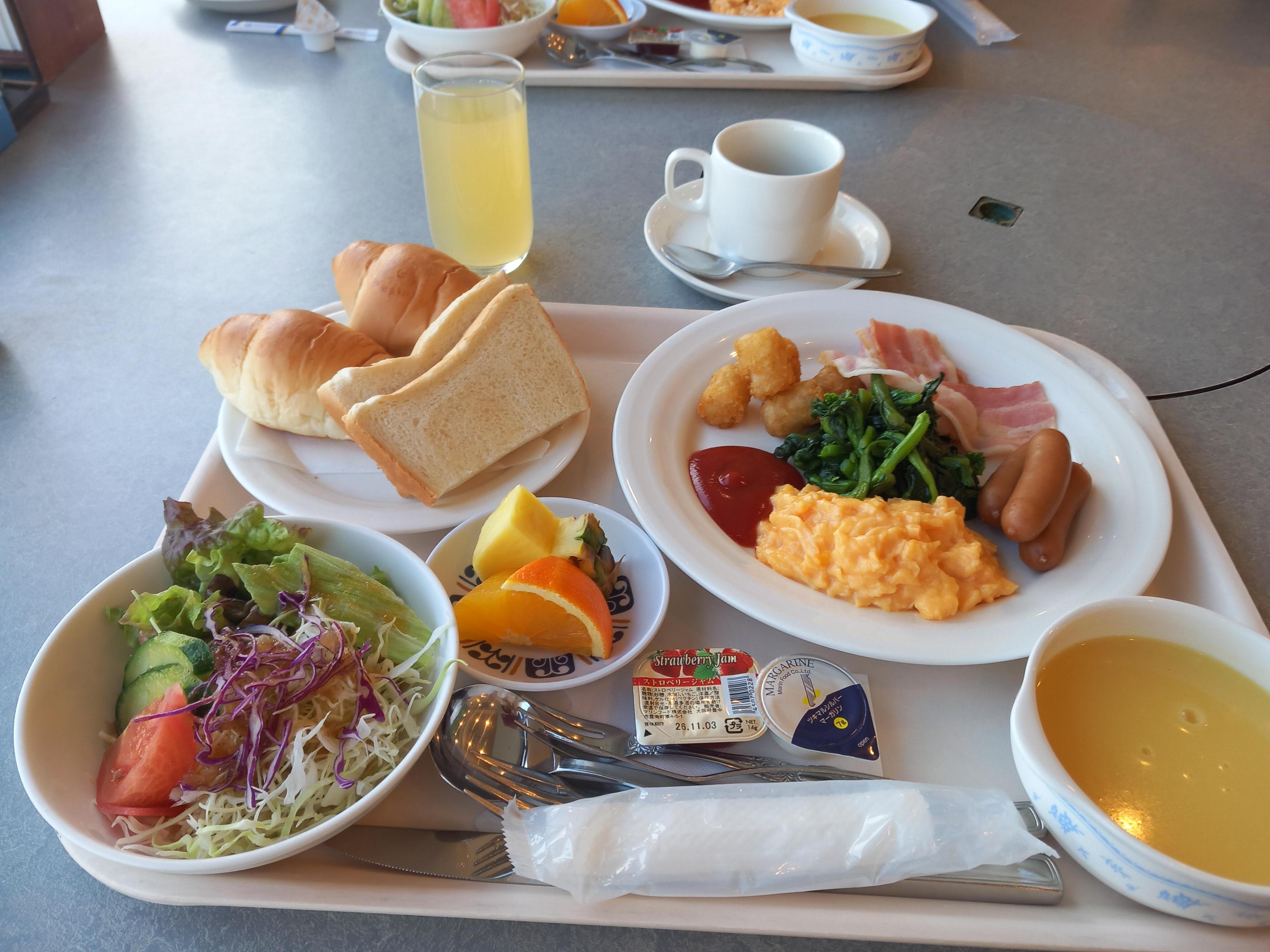 Western style breakfast 