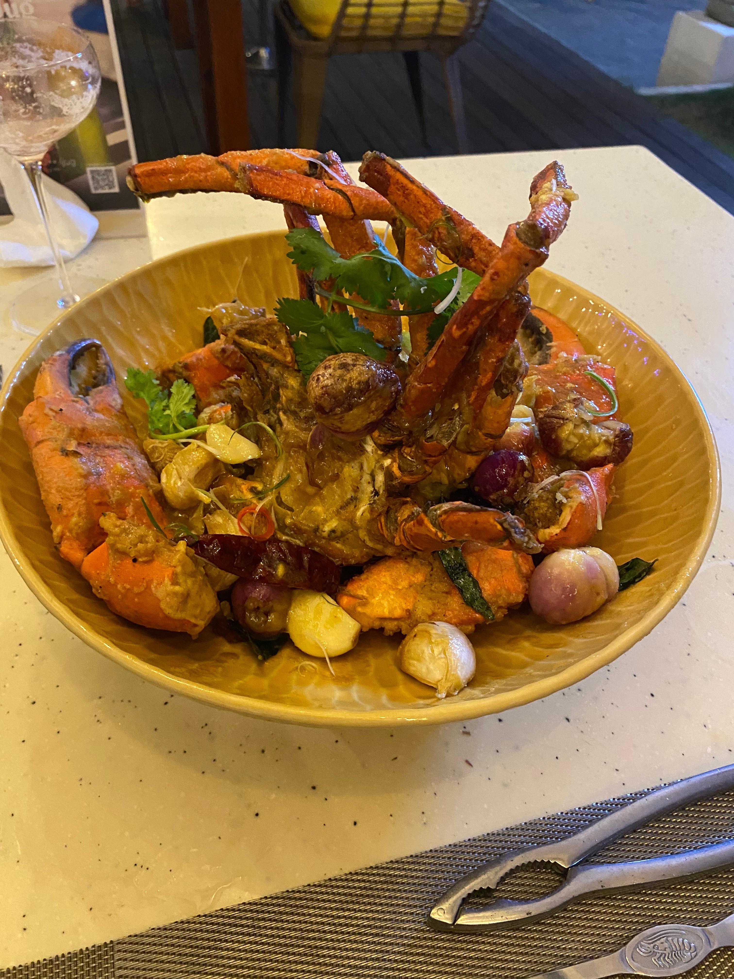 The salted egg crab dish was so good we had it twice on our five night stay