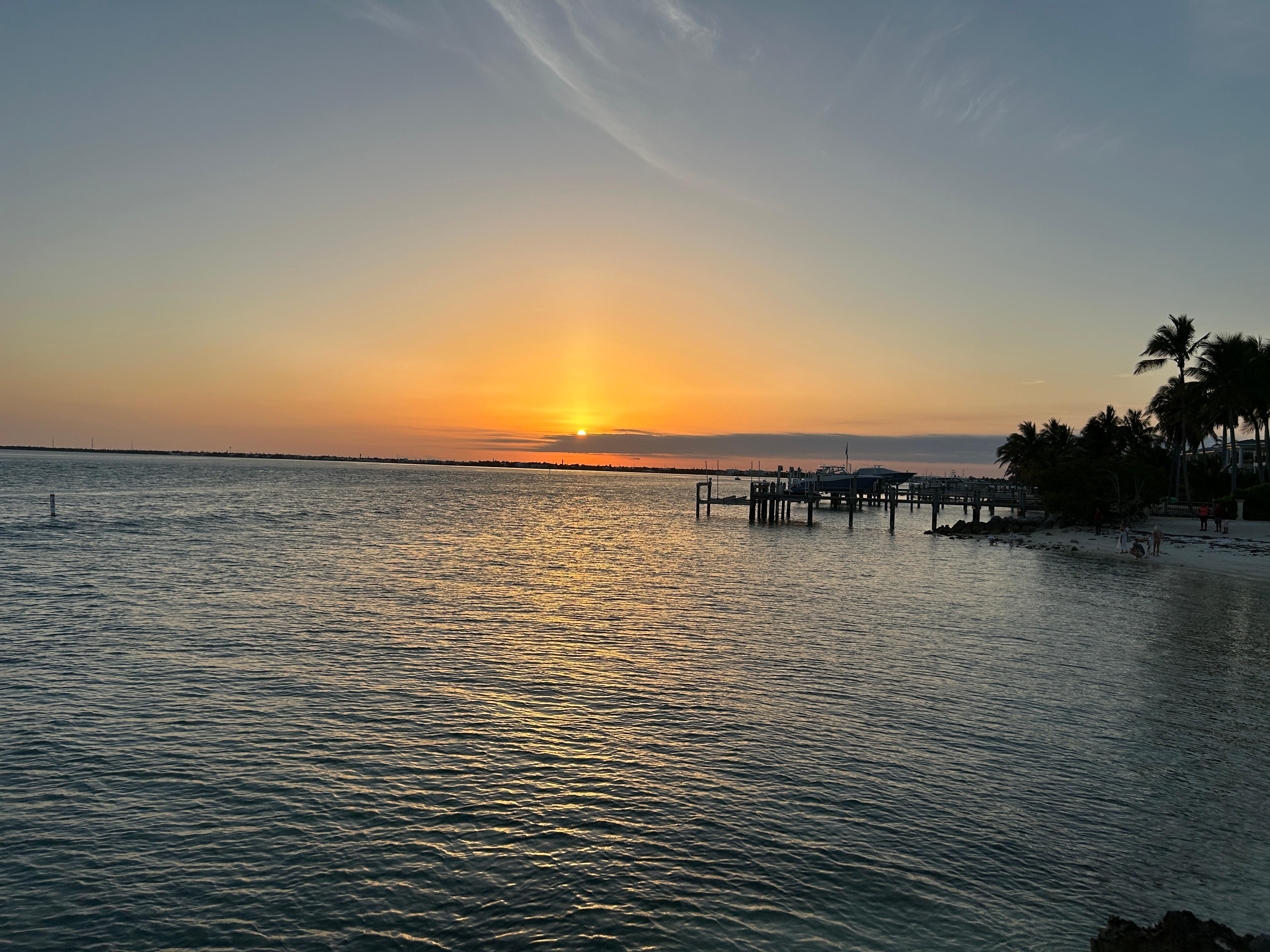 Sunset Park (beside our stay) sunset.