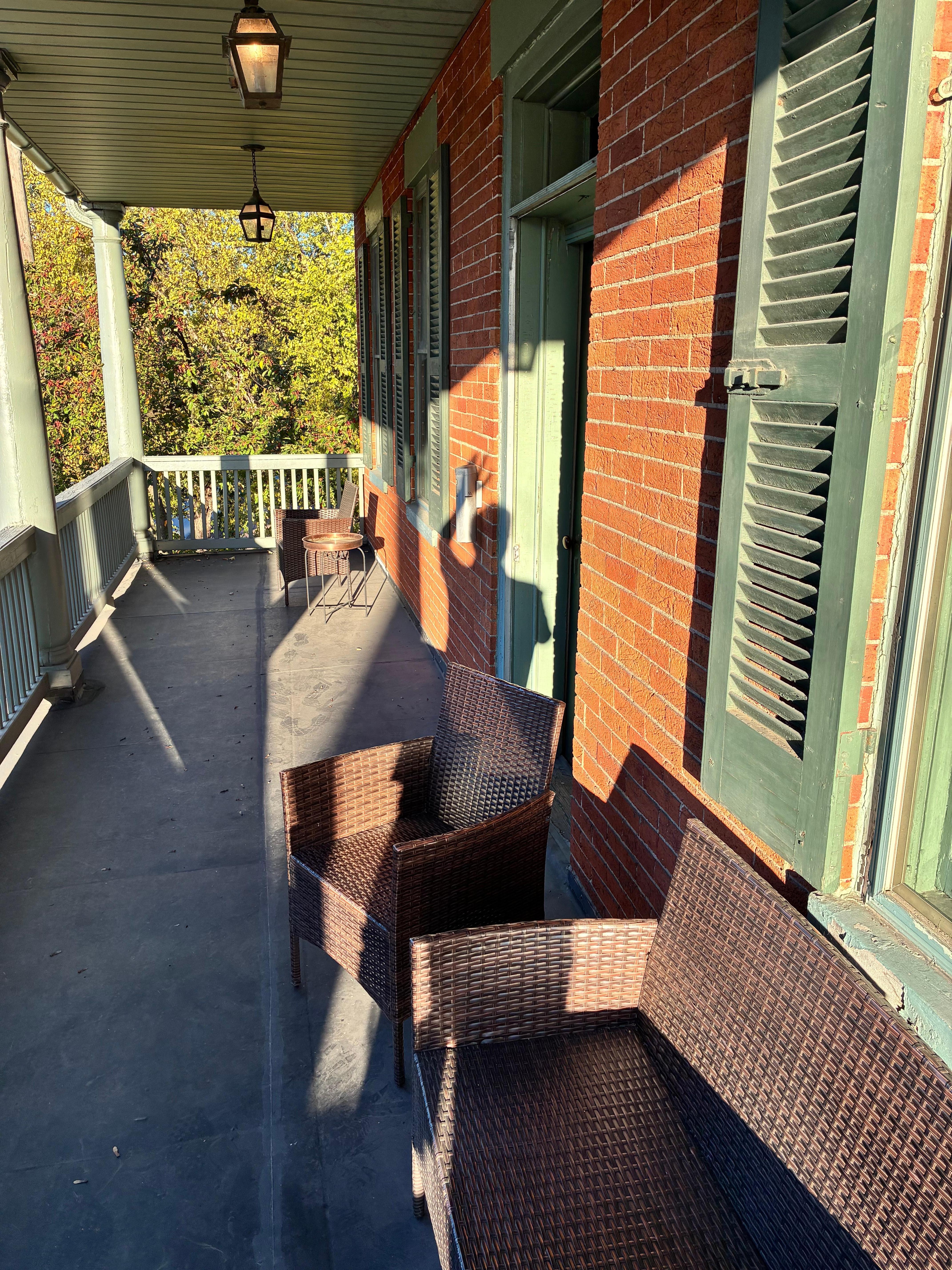 Loved the front porch. 