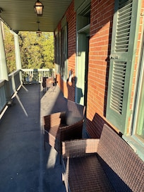 Loved the front porch.