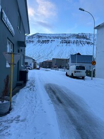 View out the front door
