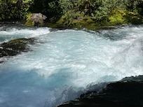 The river upstream