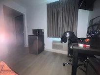 Light barely comes through if you need to sleep in.