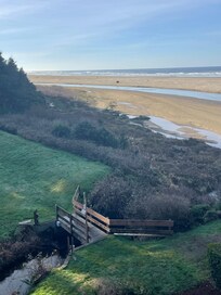 Cute little bridge with creek