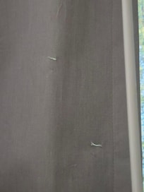 Holes in curtains