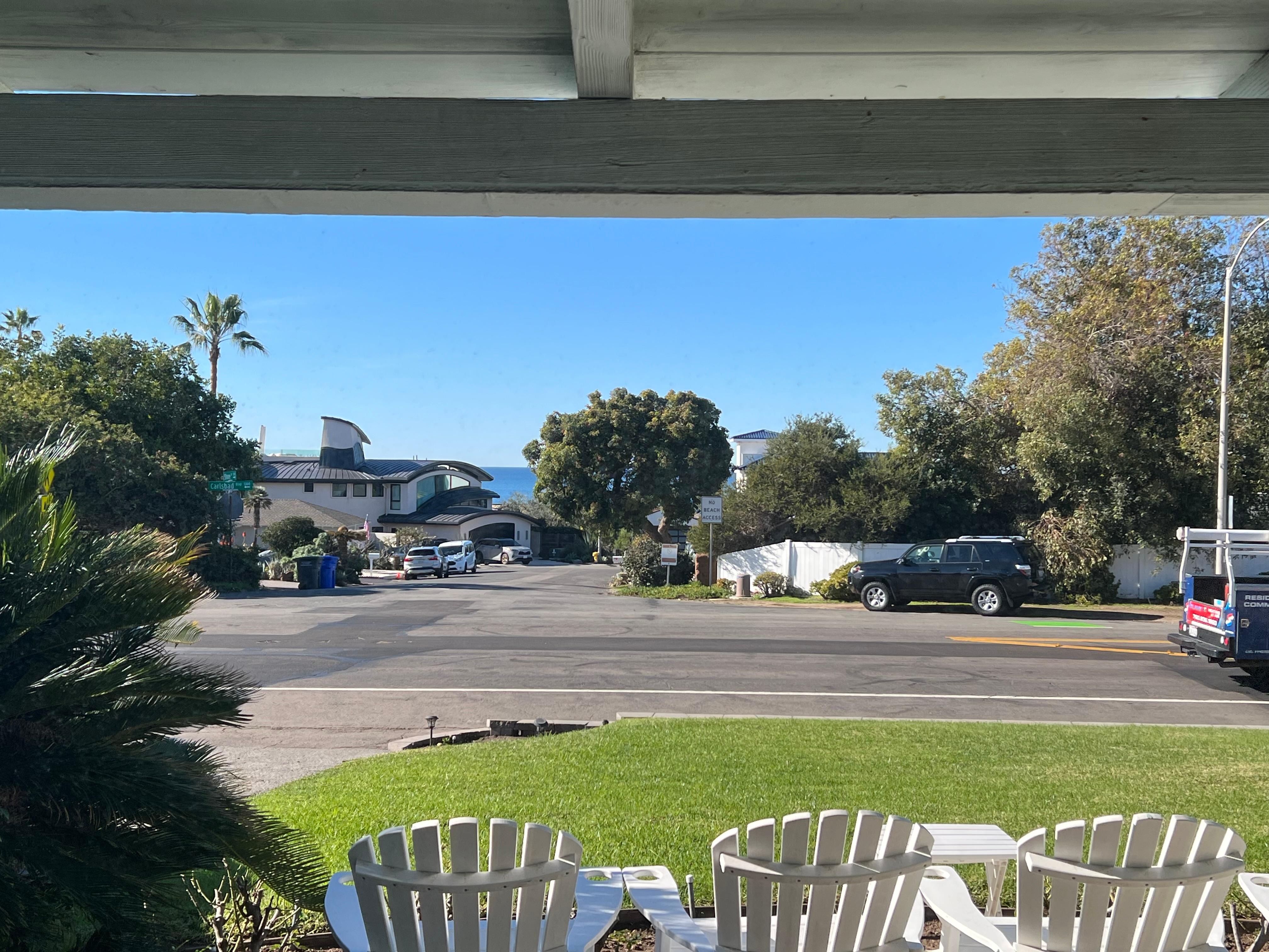 Our view upon arrival 