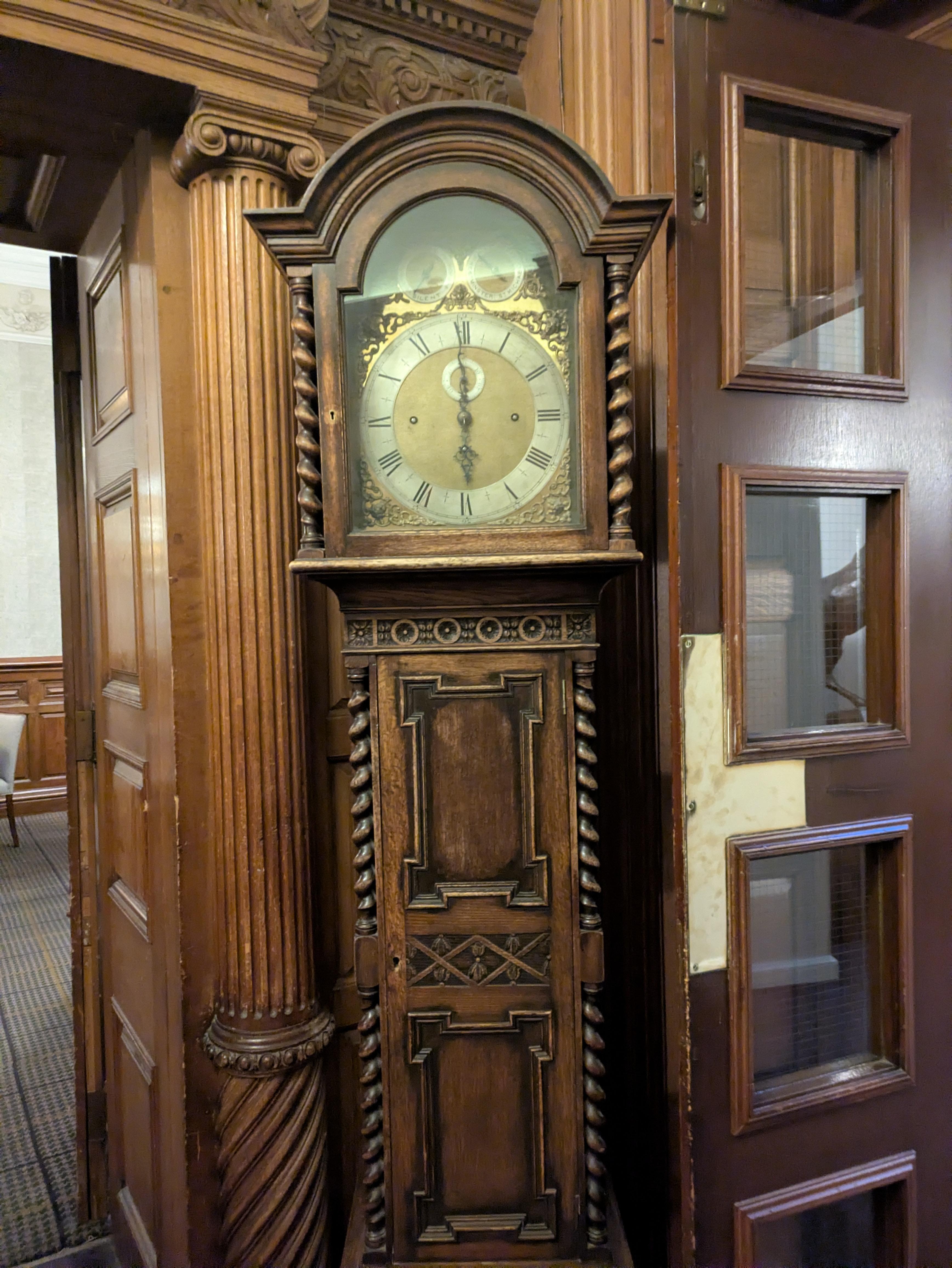 Beautiful grandfather clock lots of original features in the public areas xx