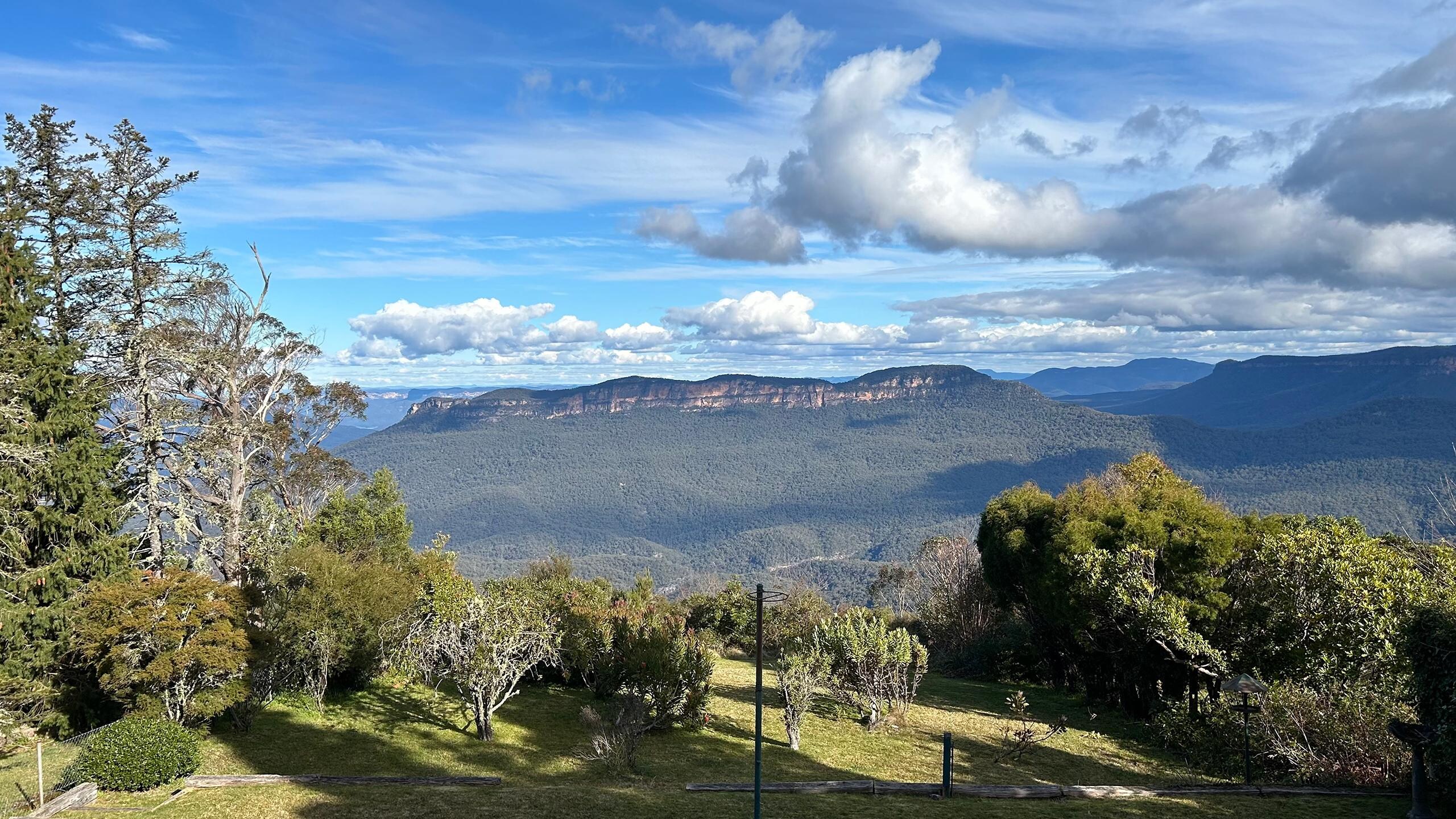 View from rear veranda
