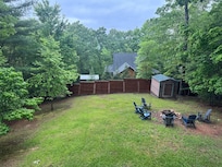 View towards the backyard from the main level