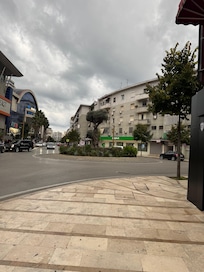 The view from across the road from the hotel