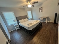 Master Bedroom with direct access to the shared bathroom (so it’s kind of en-suite)