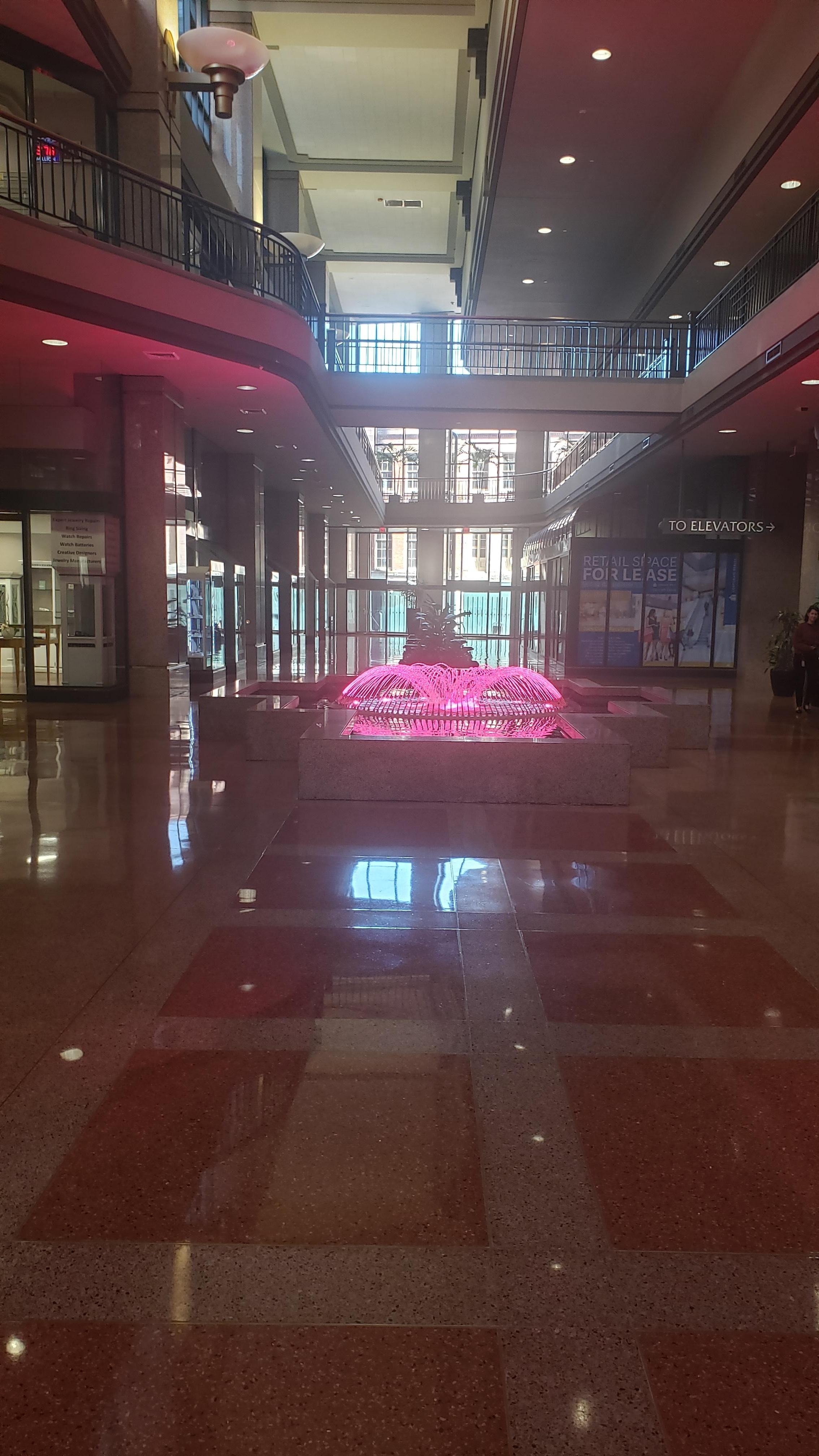 The entrance to the hotel should be here. It is more inviting 