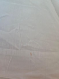 Stain on pillow