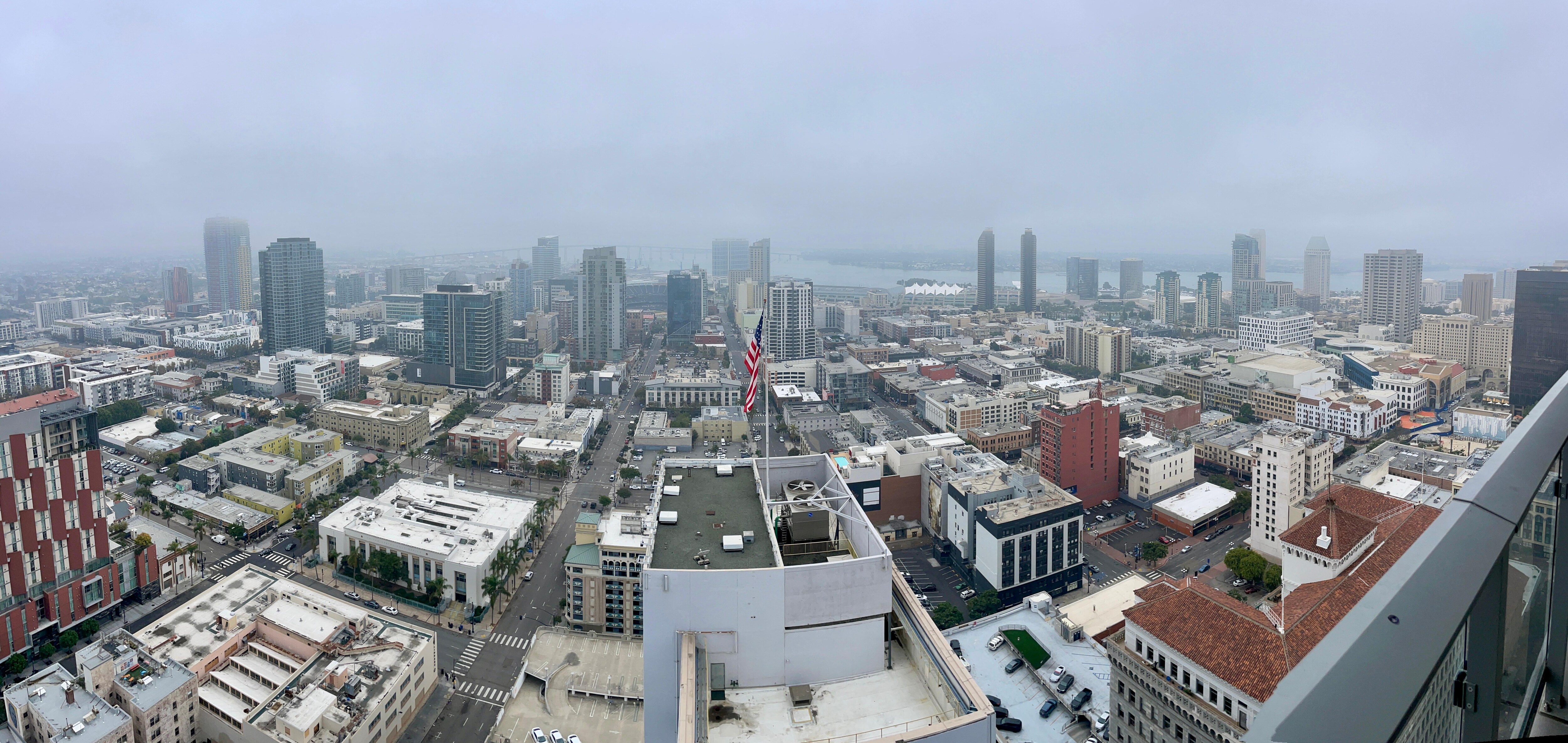 Panoramic view from the 36th floor.