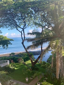 View from the breakfast room/kitchen.