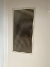 Air con filter, partially cleaned by us.