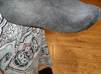 Not very clean floor, this is 5 minutes after arriving