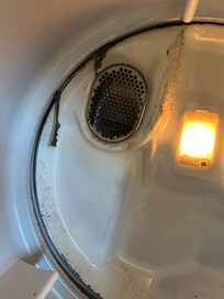 Dryer caught on fire. A guy came to fix the next day but we were trying to replace. He said that the dryer had been like that and they were waiting for parts. He checked it out the week before. He said it should have been unplugged. I was not having