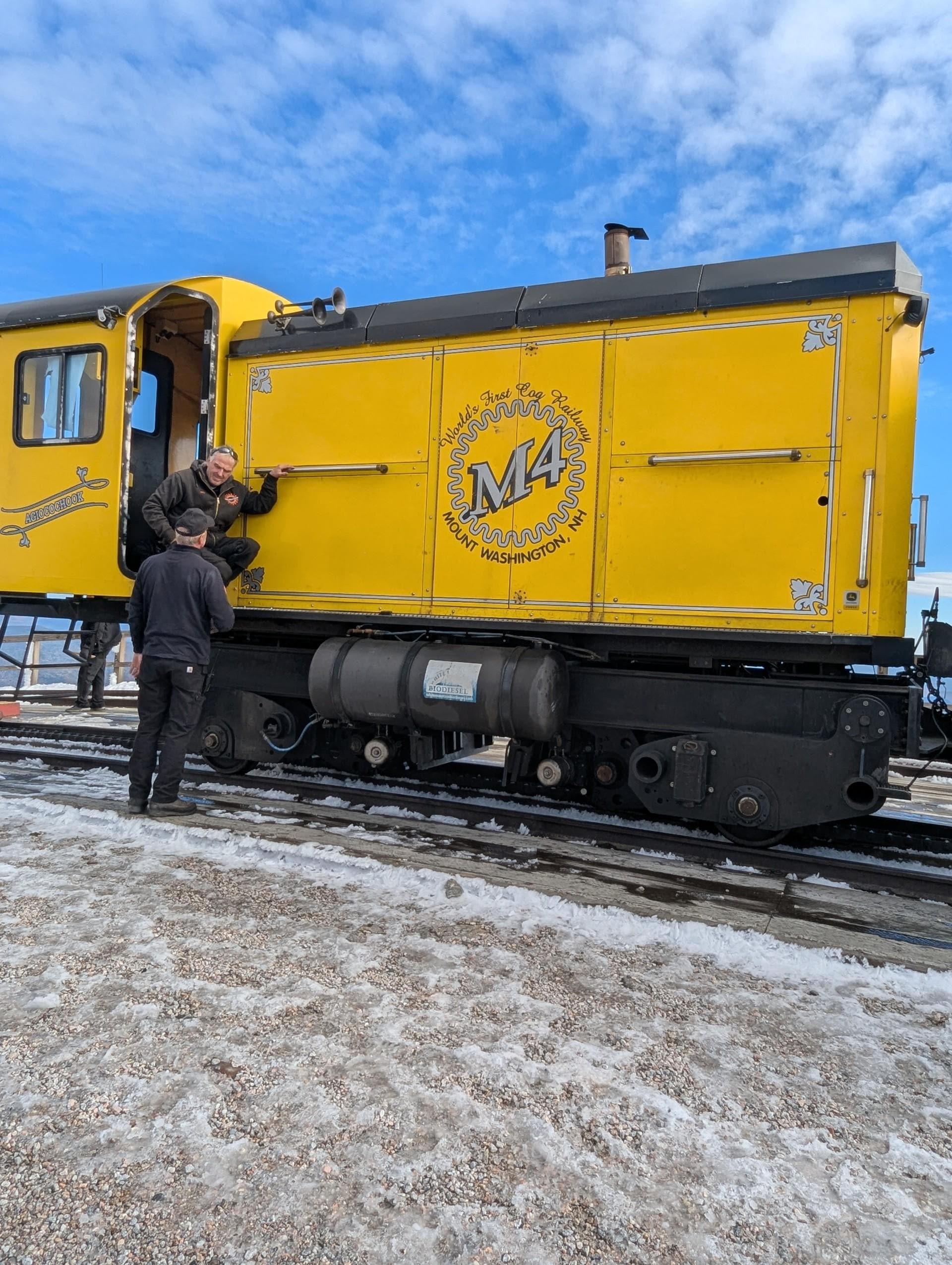 Mt Washington Cog Railway. 