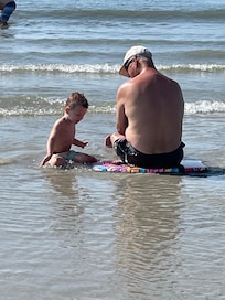 The beach was clean and we really enjoyed our time there.
