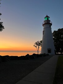 Marblehead lighthouse at sunrise