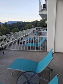 Balcony as talked about in the review.