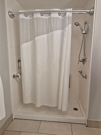 The shower was filthy