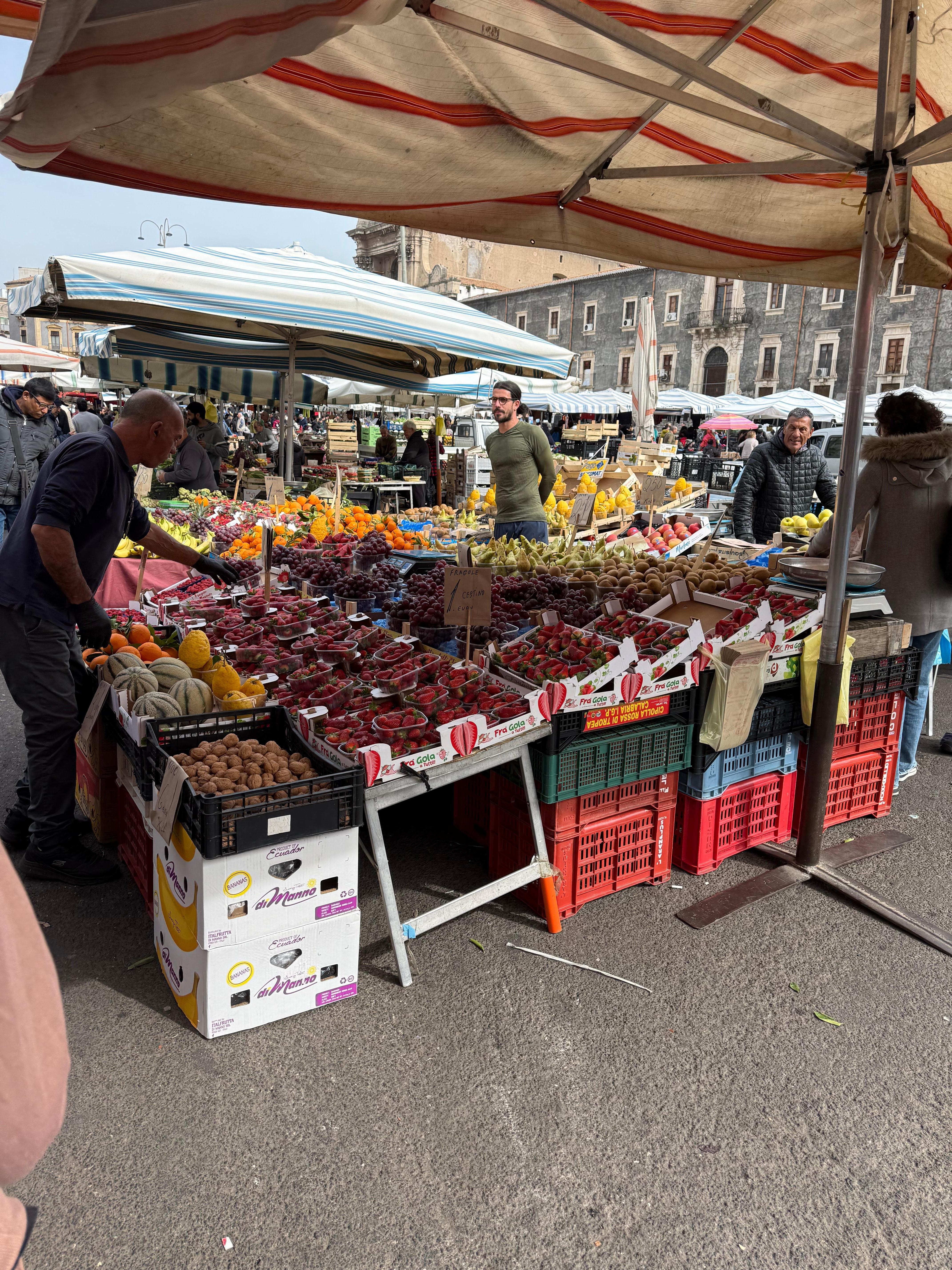 Market, about 50 feet from the building