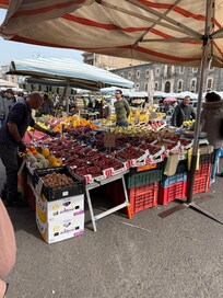 Market, about 50 feet from the building