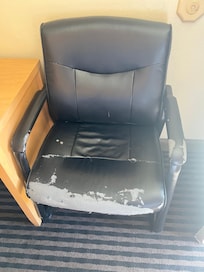 Chair looked like they found it in an alley