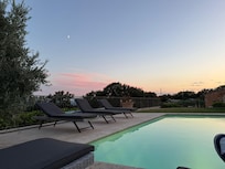 Pool at night