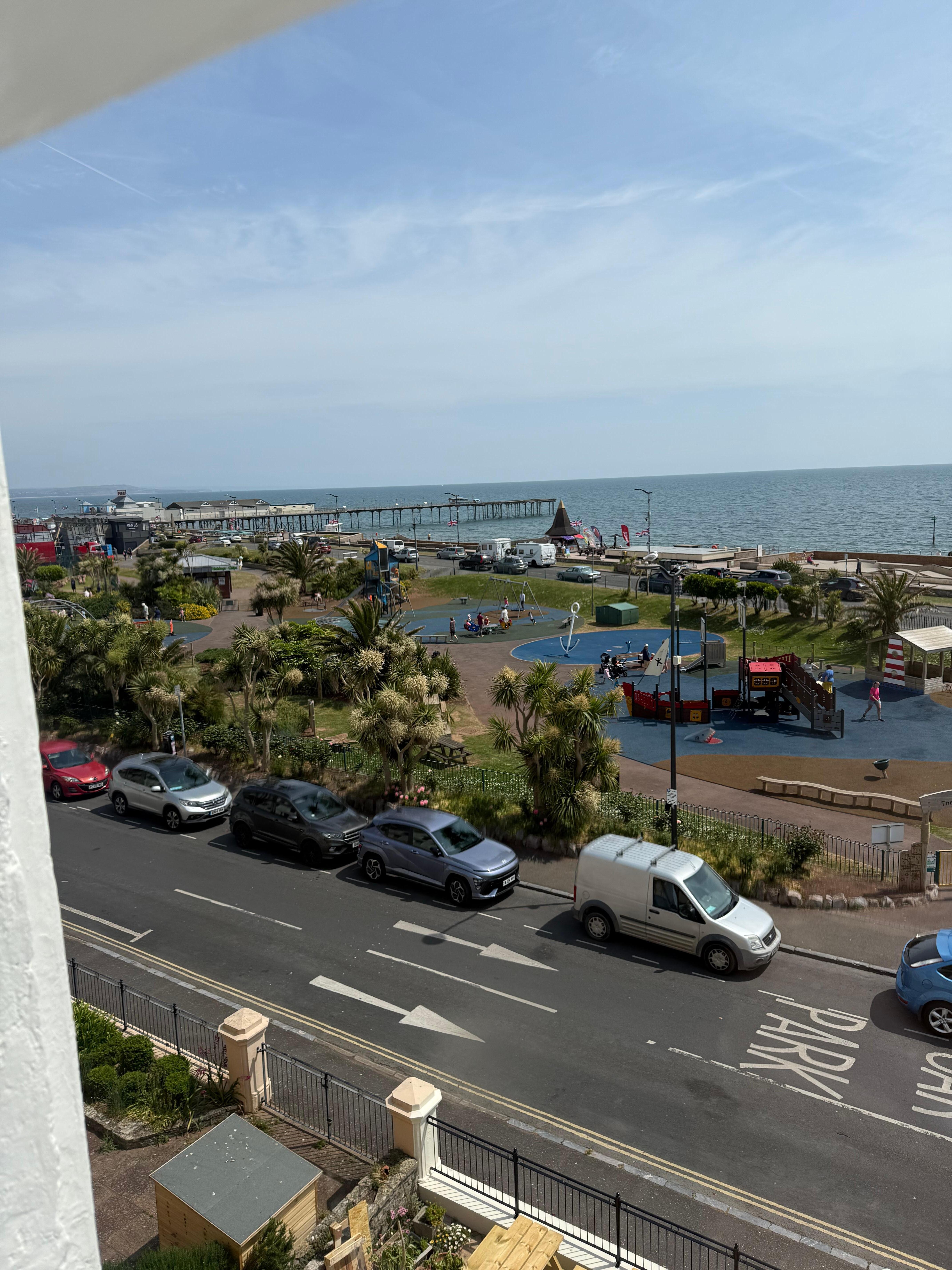 View from bedroom window.
