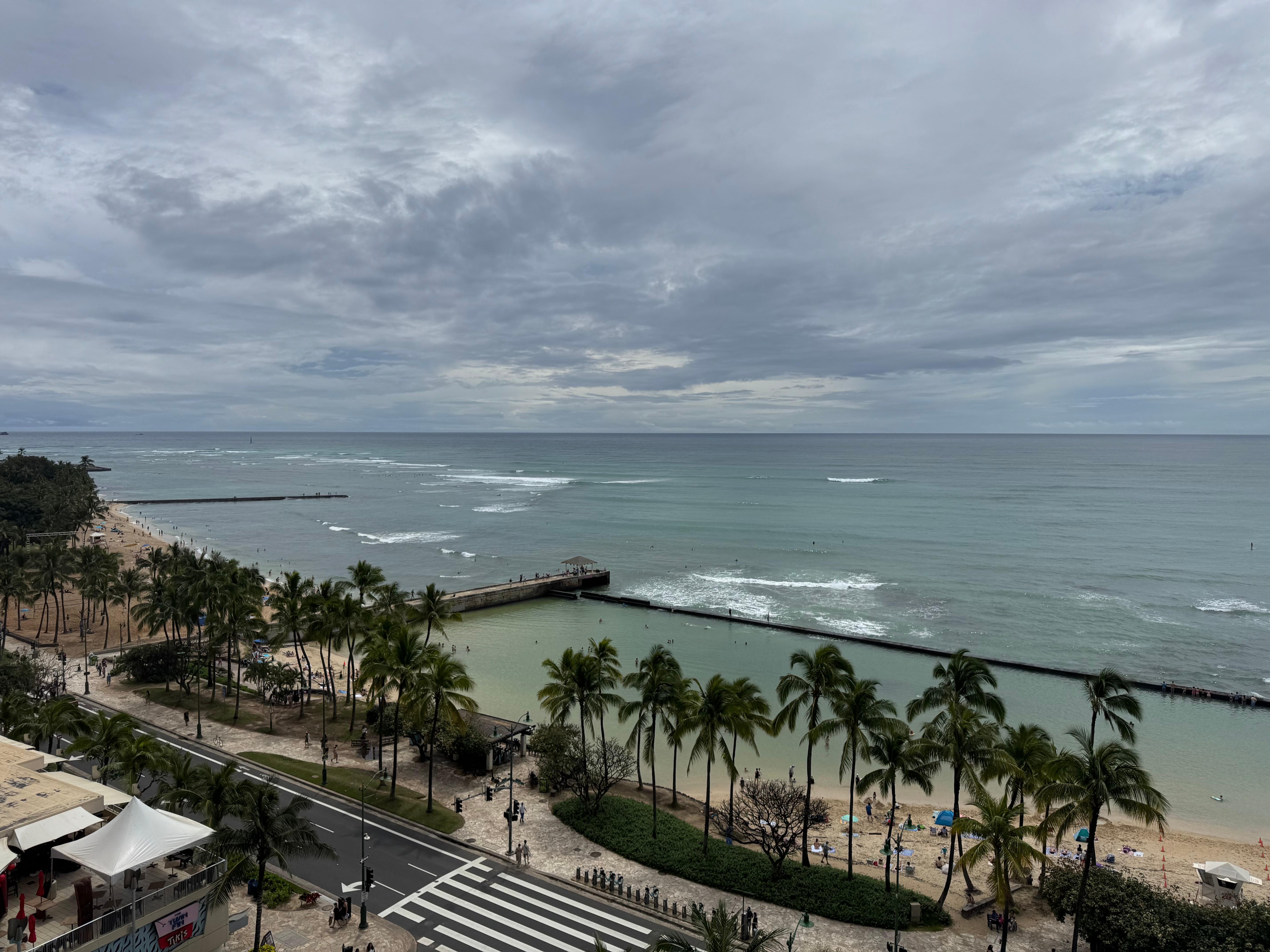 The view from our room. 