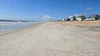 Low tide, beach to yourself!