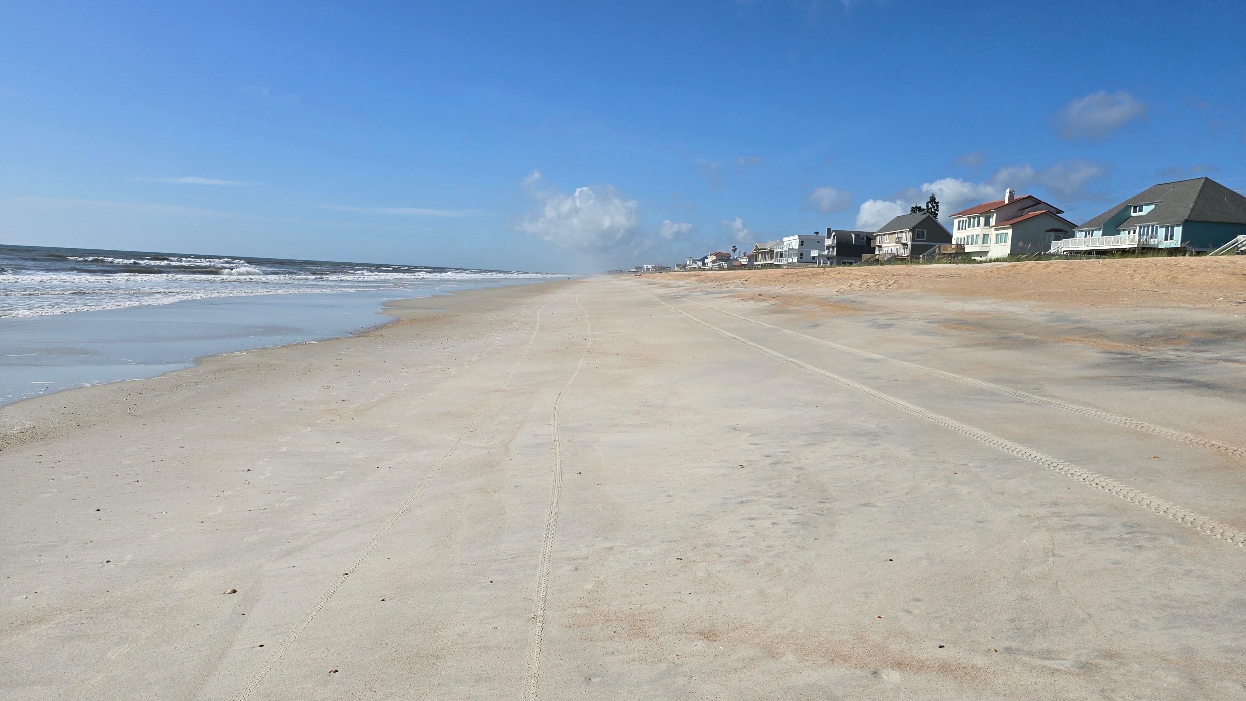 Low tide, beach to yourself!