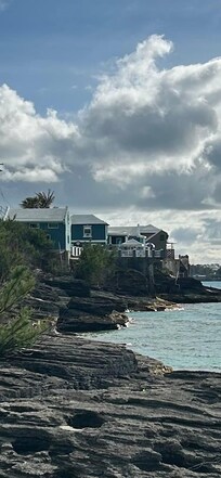 View of house from a distance