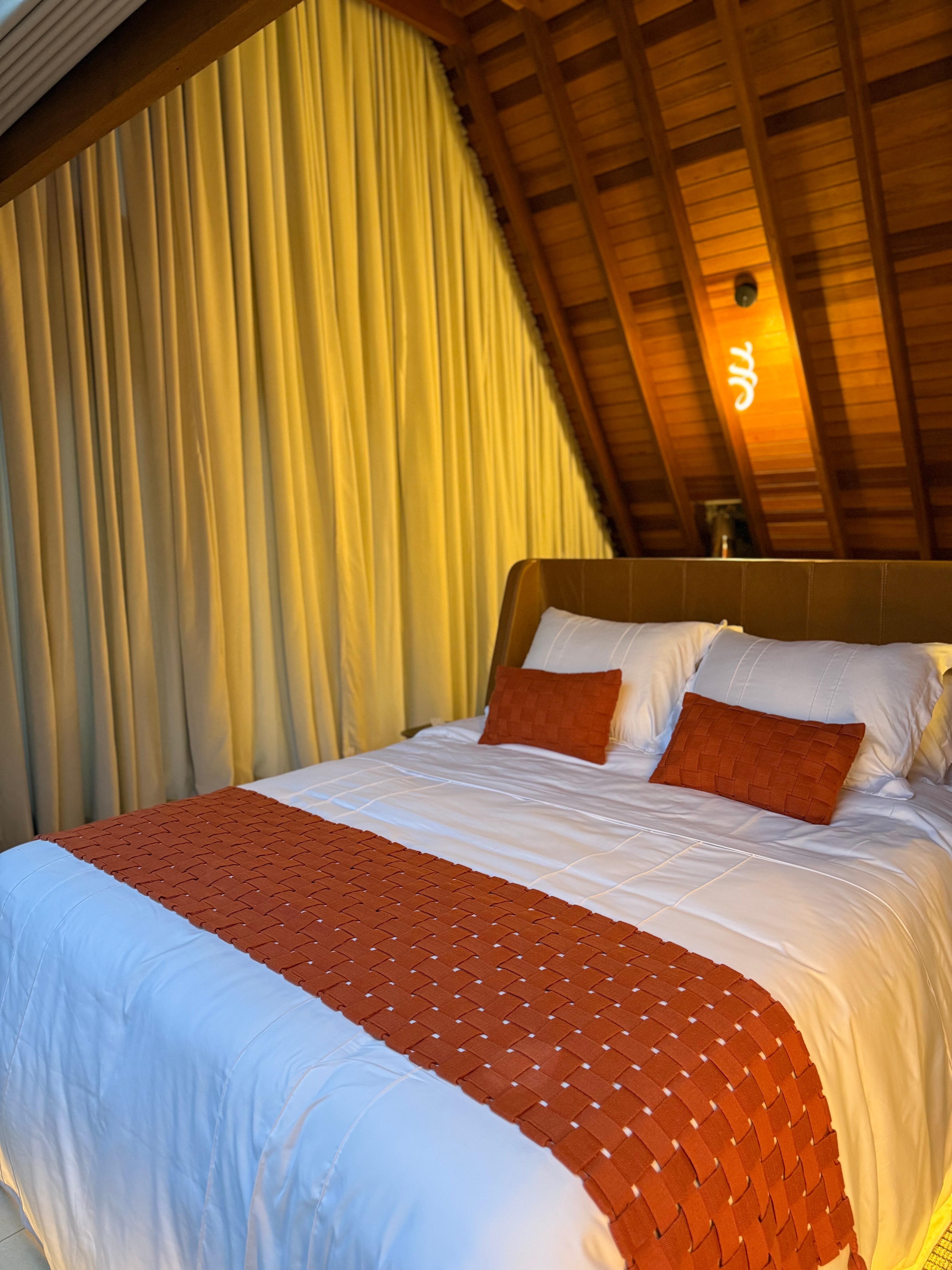 Cama com lençois super macios