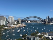 View of Sydney Harbour from Balcony