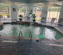 I expected to have this indoor pool at the hotel, but no pool at all😕