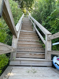 Just run up them-it’s a great workout!