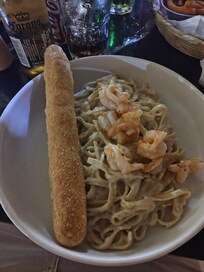 La pasta estaba sabrosa