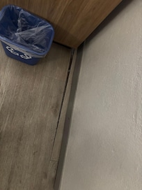 The floors inside the room