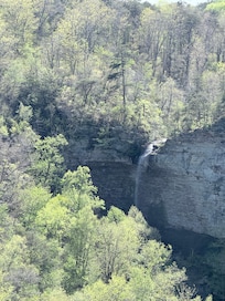 Graces waterfall down the road from cabin